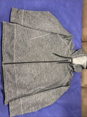 Adidas Gray Full-Zip Hooded jacket